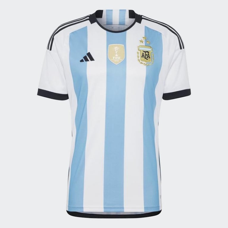 Polémica por la ubicación de la tercera estrella en la nueva camiseta de Argentina