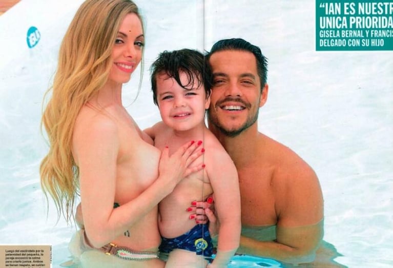 Polémicas fotos de Gisela Bernal: desnuda con su hijo
