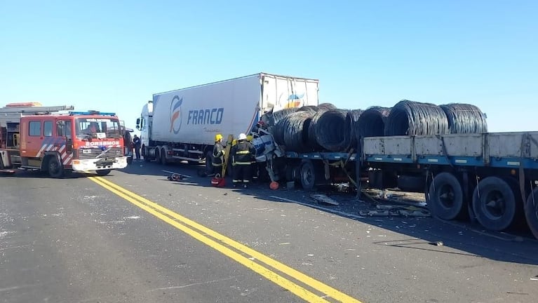 Policía Caminera dispuso un corte total de tránsito en la ruta 7.