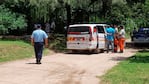 Policía y Bomberos trabajaron en el rescate del cuerpo.