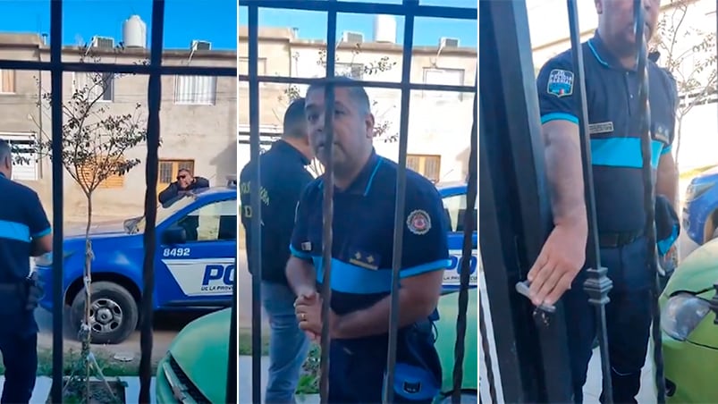 policias reclamo coronel olmedo