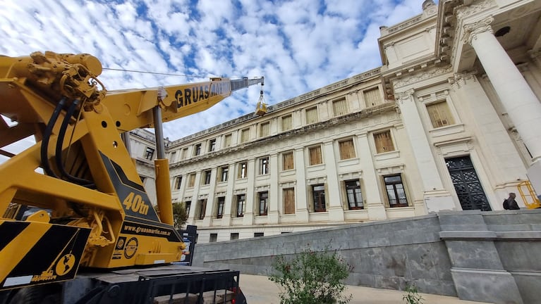 Ponen a punto el Palacio de Justicia de Córdoba para el Pacto de Mayo.