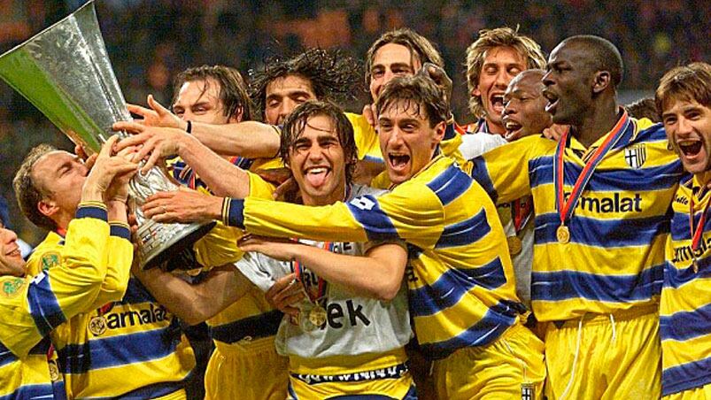 Por el Parma pasaron los argentinos Verón, Sensini y Crespo, entre otros. 