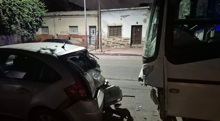 Por fortuna no había pasajeros a bordo de la unidad.