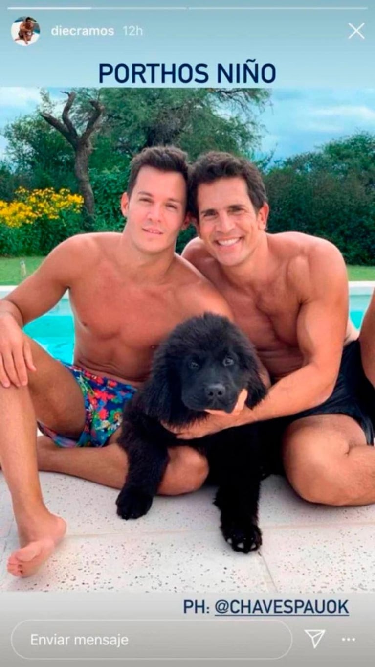 Por primera vez, Diego Ramos publicó una foto con su pareja