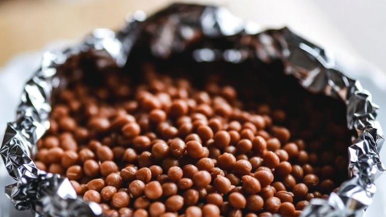 Por qué hay que poner lentejas en papel aluminio.