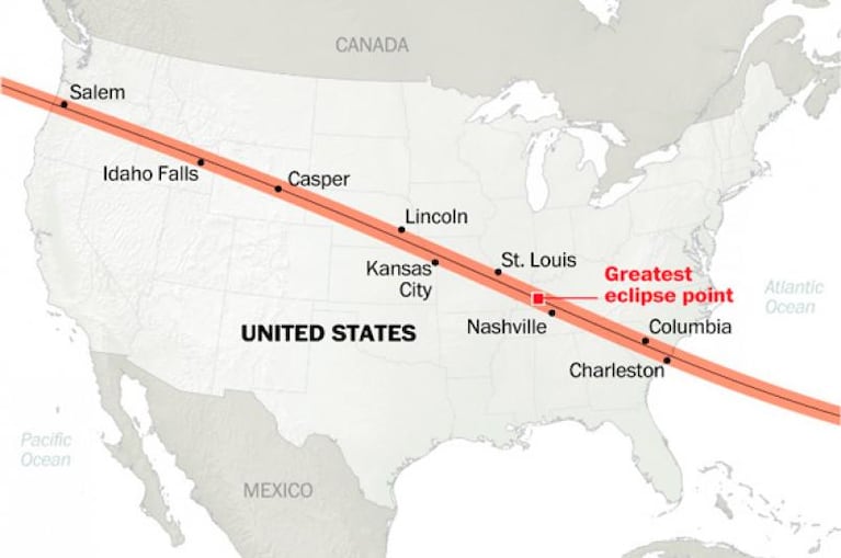 Por un eclipse, norteamericanos se preparan para la "emergencia nacional"