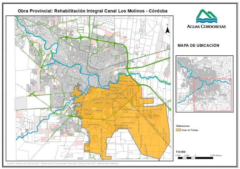 Por una importante obra, aclaran que el agua podría salir turbia en Córdoba