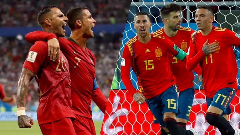 Portugal quedó segundo y enfrentará a Uruguay. España va con el local.