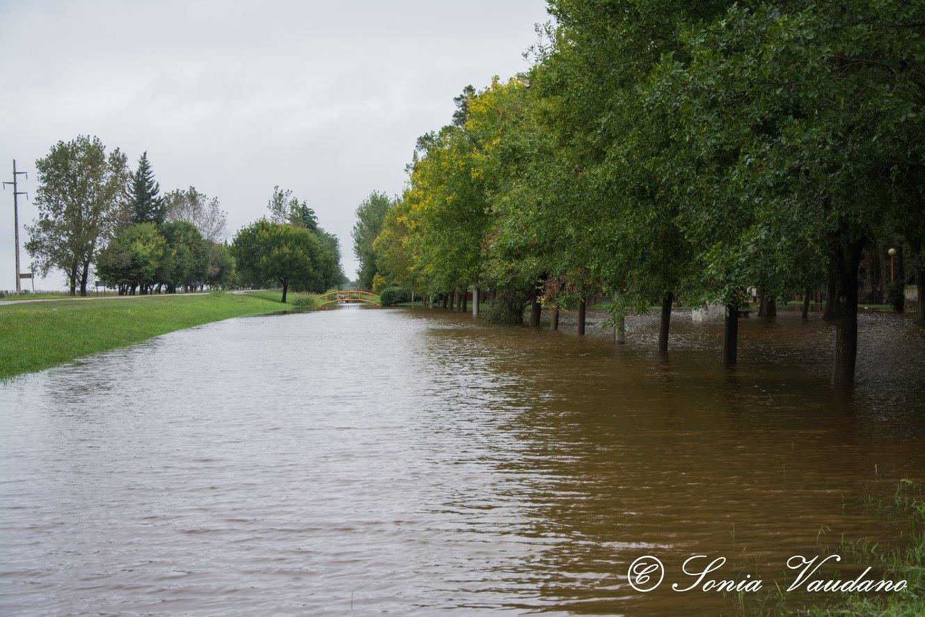 Pozo del Molle se inundó por tercera vez en el año. 