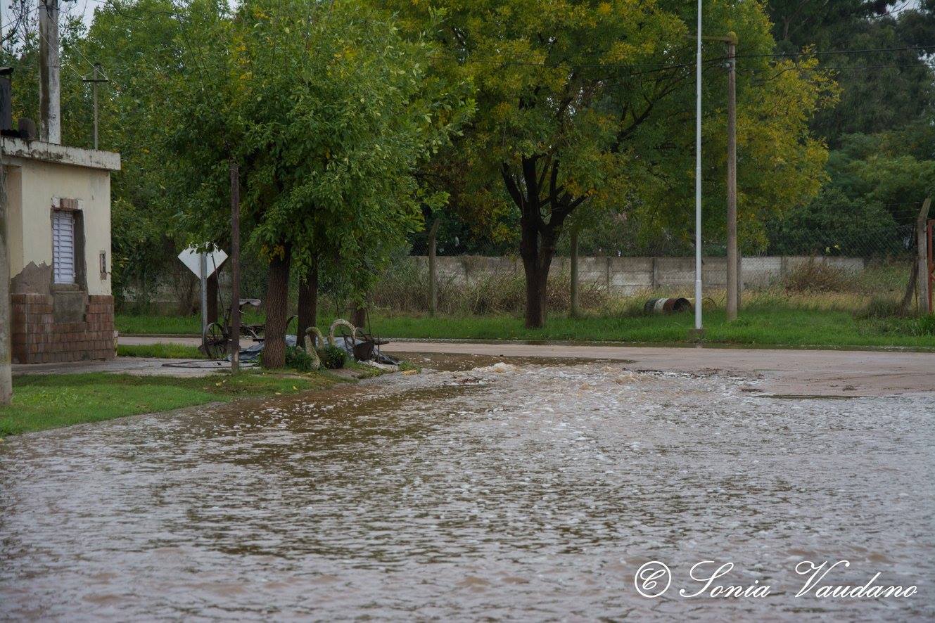 Pozo del Molle se inundó por tercera vez en el año. 