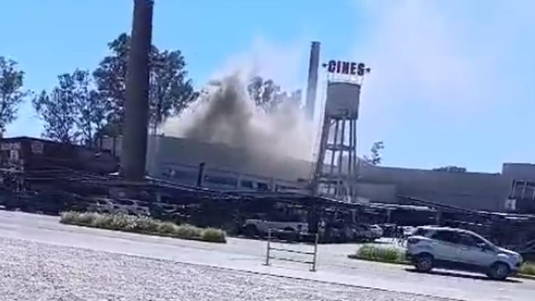 Preocupación por un incendio en el Dinosario Mall de Alto Verde.
