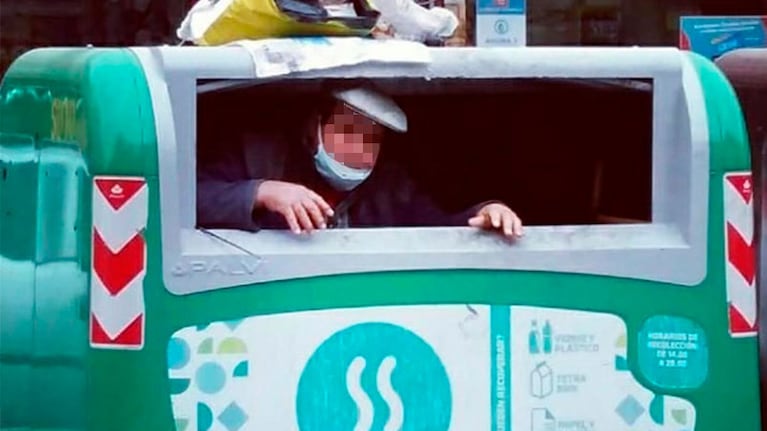 Preocupación porque aseguran que varias personas en situación de calle se meten a los contenedores.