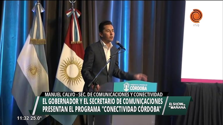 Presentan el programa "Conectividad Córdoba"