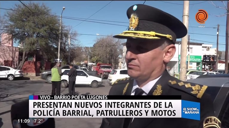 Presentaron a policías barriales en Bº Poeta Lugones