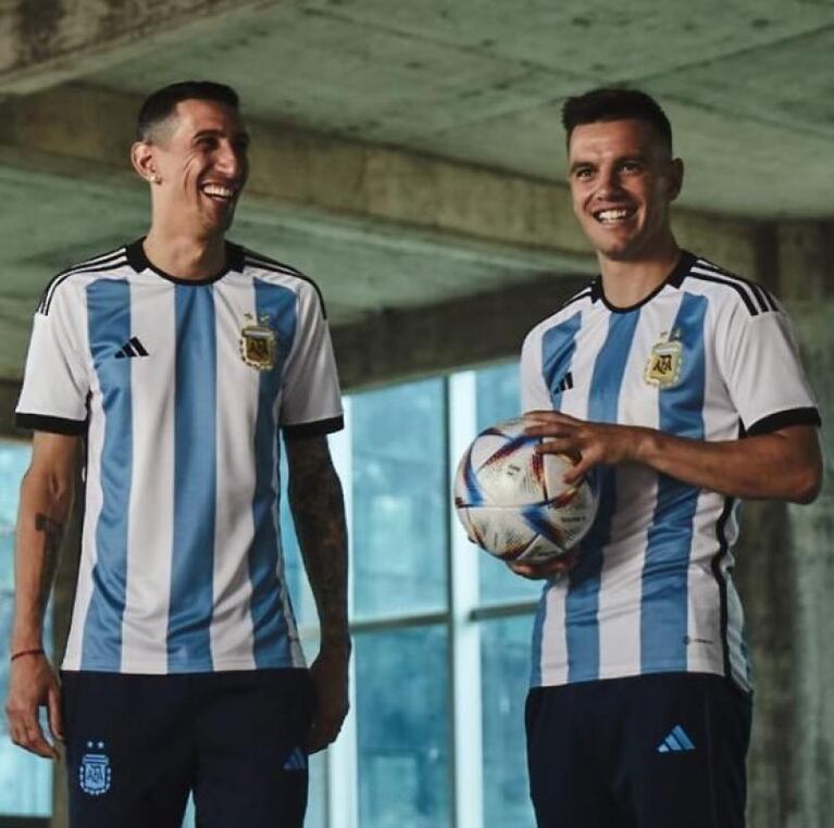 Presentaron la nueva camiseta de la Selección Argentina para el mundial