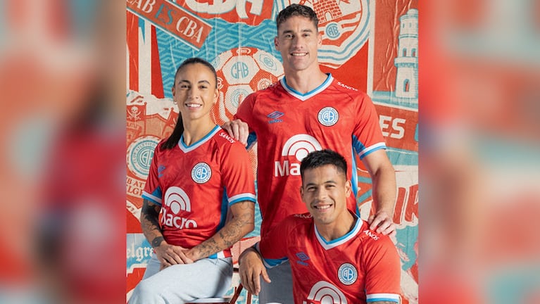 Presentaron la tercera camiseta de Belgrano.