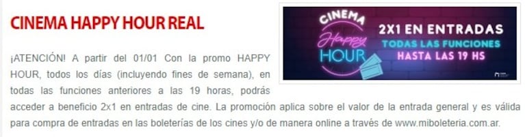 Presupuesto: cuánto cuesta ir al cine este finde frío y lluvioso y qué promos hay