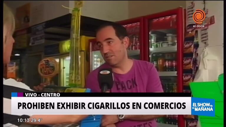 Prohibieron la exhibición de cigarrillos en los negocios