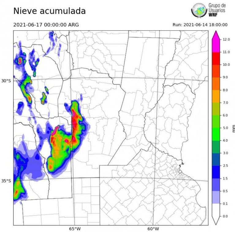 Pronostican una importante nevada: ¿podría nevar en Córdoba capital? 