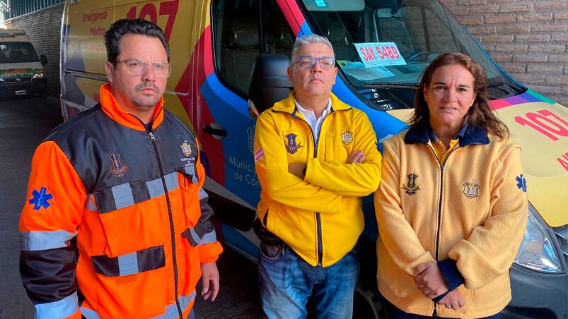 Protagonistas de la agresión en barrio Los Álamos.