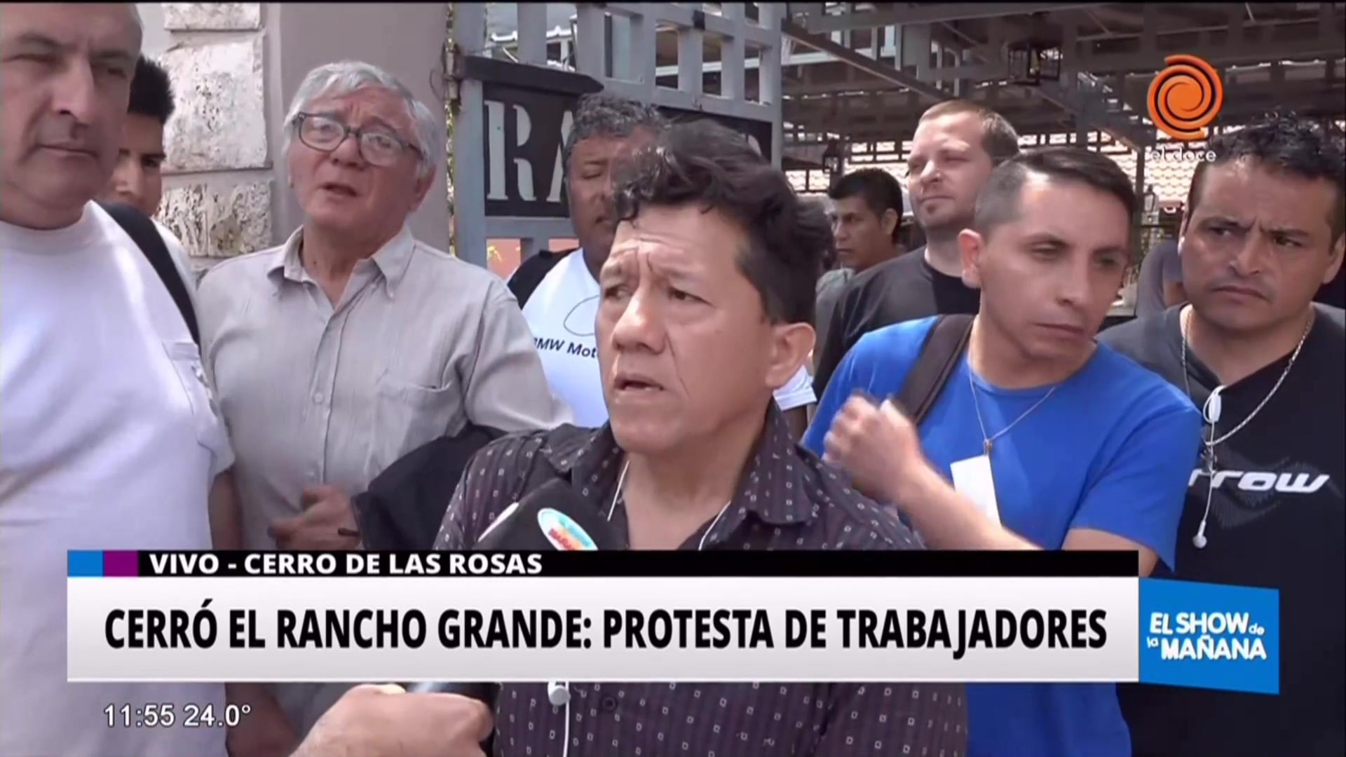 Protesta de trabajadores de Rancho Grande