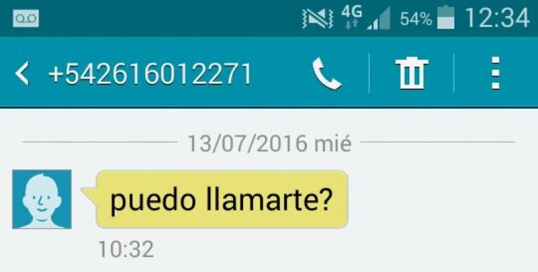 "¿Puedo llamarte?", el mensaje que generó alarma