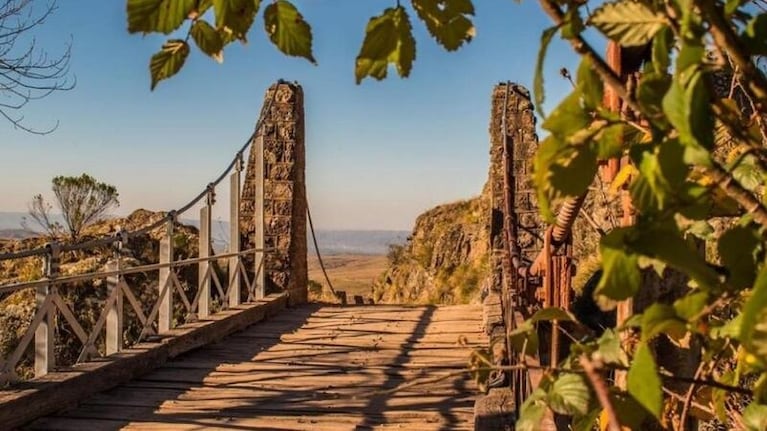 Puentes colgantes  en Copina