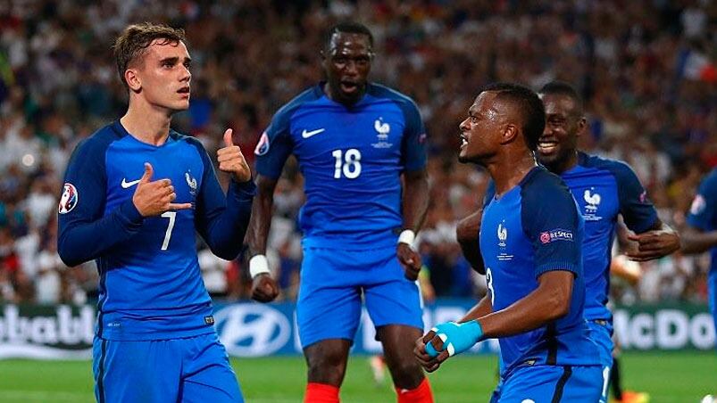 Pulgares arriba: Griezmann lidera a Francia en su Eurocopa. Foto: UEFA.