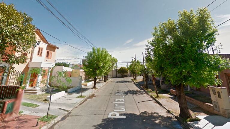 Punta Lara al 1100, el lugar del robo. Foto: Captura Google Maps
