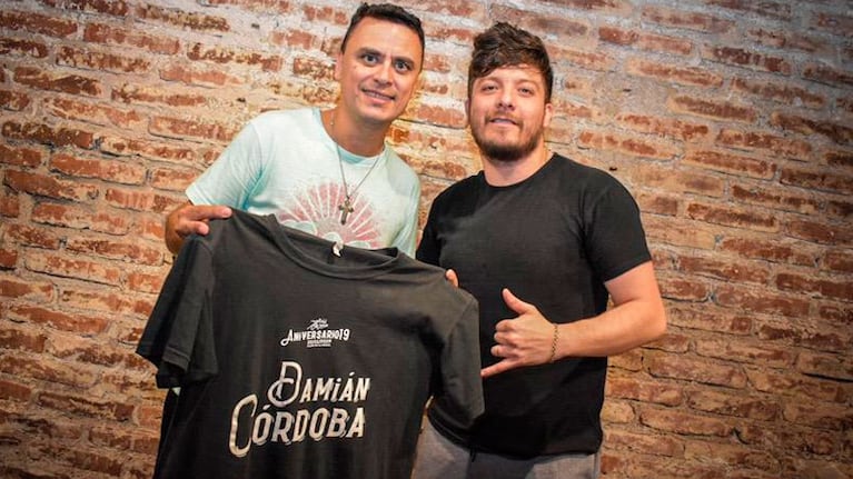 Pupú Mossello y Damián Córdoba, muy pronto juntos en los escenarios.