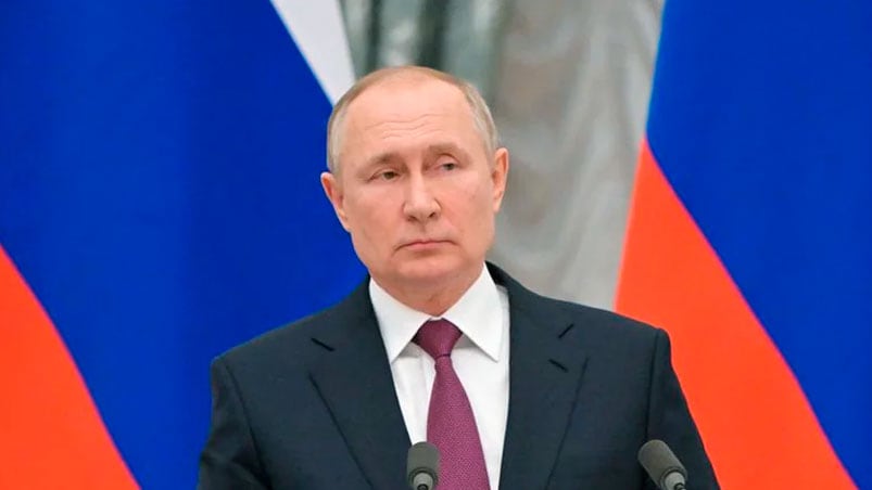 Putin declaró independientes a dos regiones pro rusas de Ucrania.