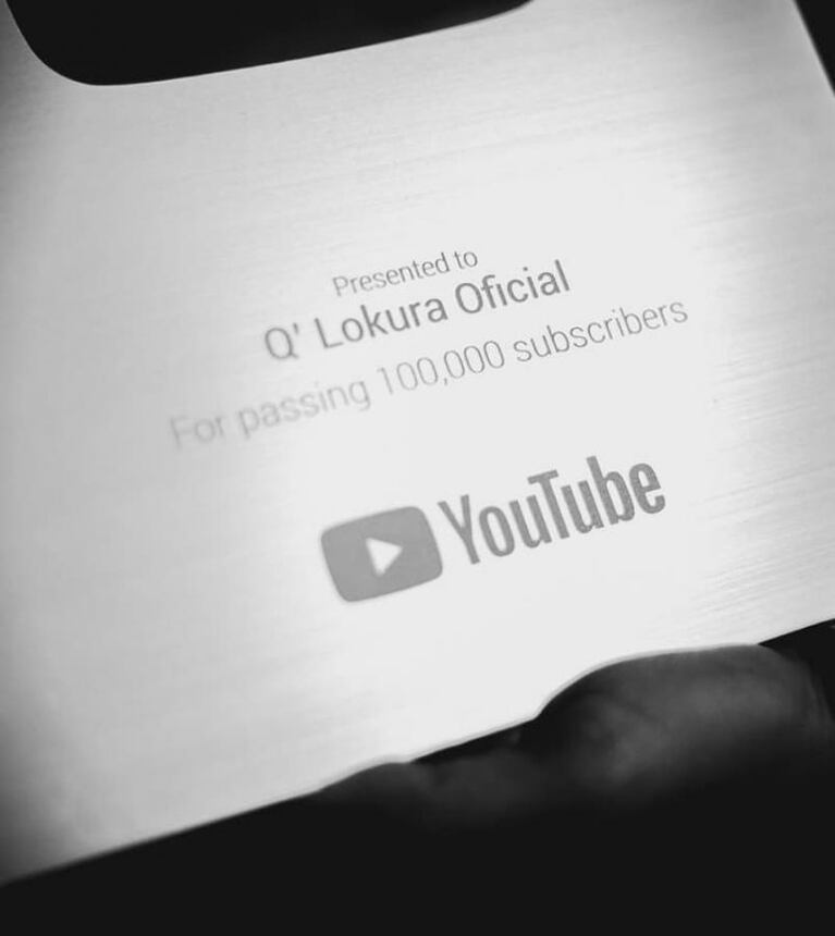 Q´Lokura, distinguido por Youtube