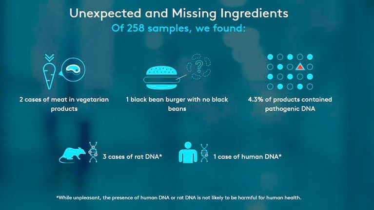¡Qué asco! Encontraron ADN humano y de ratas en hamburguesas