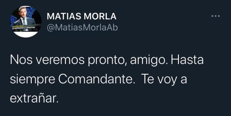 Qué dijo Matías Morla tras la muerte de Diego Maradona