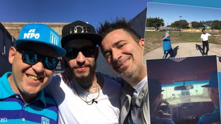 ¡Qué dupla! Ulises grabó un video con El Pepo