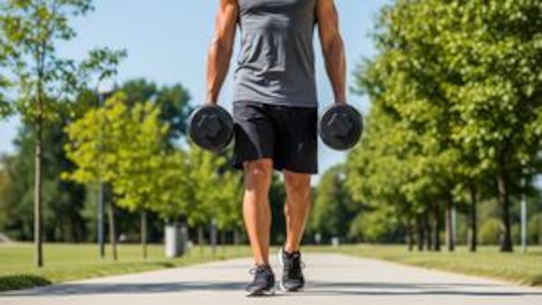 Qué es y cómo se hace la caminata del granjero, el ejercicio que mejora la fuerza y el equilibrio