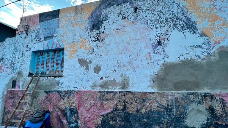 Qué pasará con el mural de La Mona en el Sargento Cabral