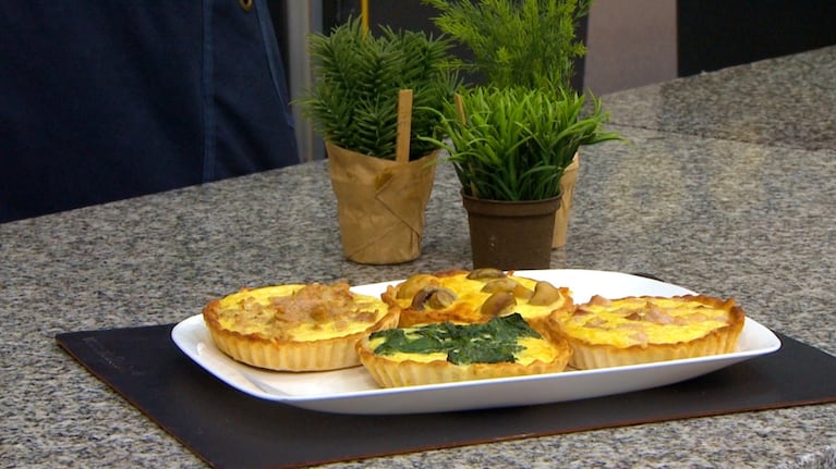 ¡Qué rico! Así quedaron las cuatro versiones de tarteletas.