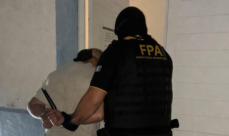 Quedó detenido en Bell Ville con cocaína lista para vender. Imagen: Ministerio Público Fiscal.