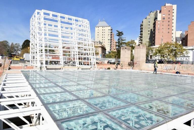 Quedó inaugurado el túnel de Plaza España