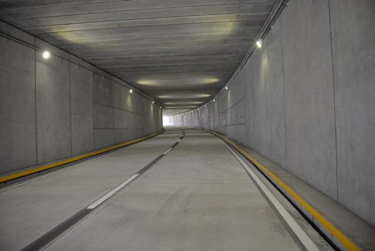 Quedó inaugurado el túnel de Plaza España