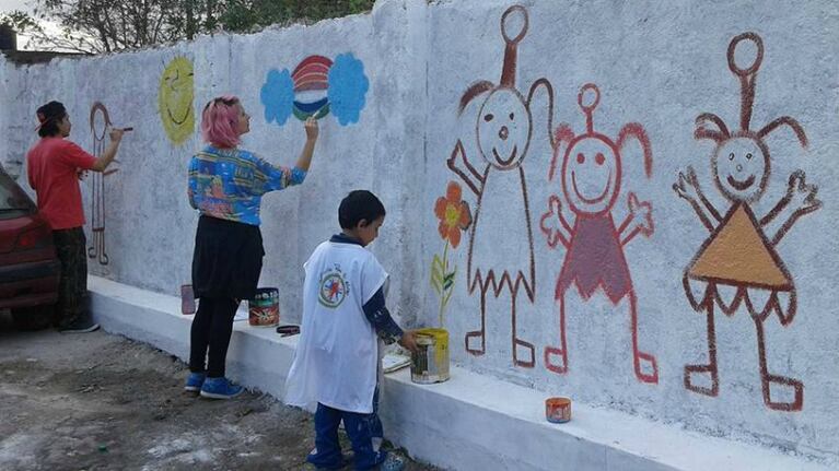 Quedó pintado.