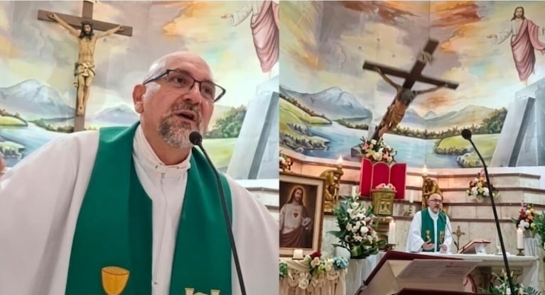 “Queridos hermanos, un día, todos los que estamos aquí vamos a morir... " La frase que dijo el sacerdote minutos antes de que lo aplastara una cruz.