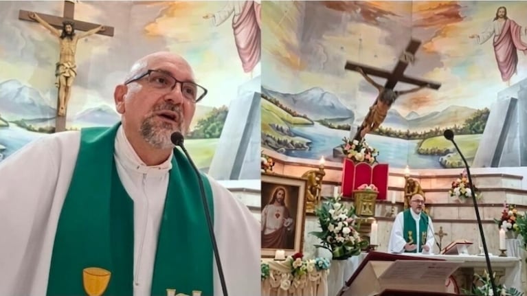 “Queridos hermanos, un día, todos los que estamos aquí vamos a morir... " La frase que dijo el sacerdote minutos antes de que lo aplastara una cruz.