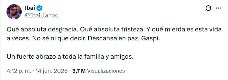 Quién era Gaspi, el youtuber argentino que murió en el choque de helicópteros en Brasil