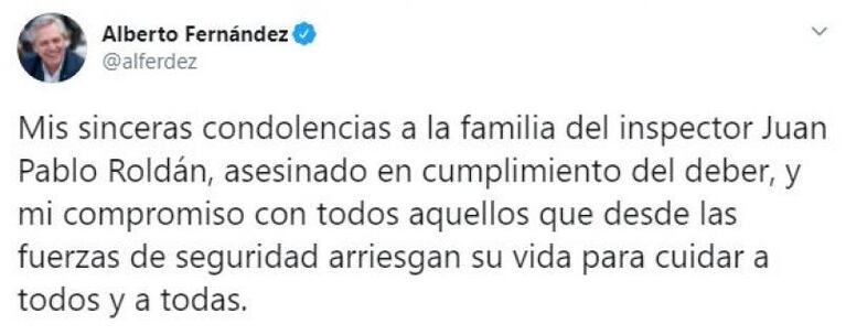 Quién era Juan Pablo Roldán, el policía asesinado en Buenos Aires