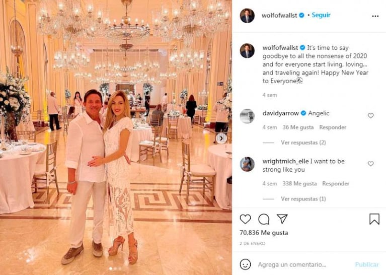 Quién es la cordobesa que está de novia con El Lobo de Wall Street