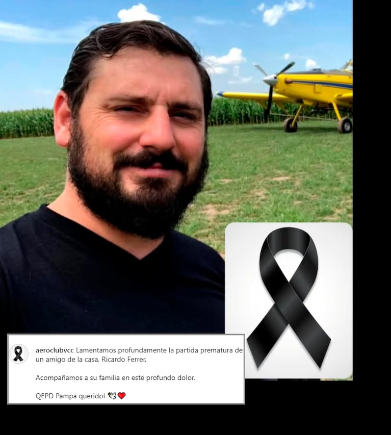Quiénes eran los fallecidos en el avión que se estrelló en Bell Ville y los sentidos mensajes de despedida