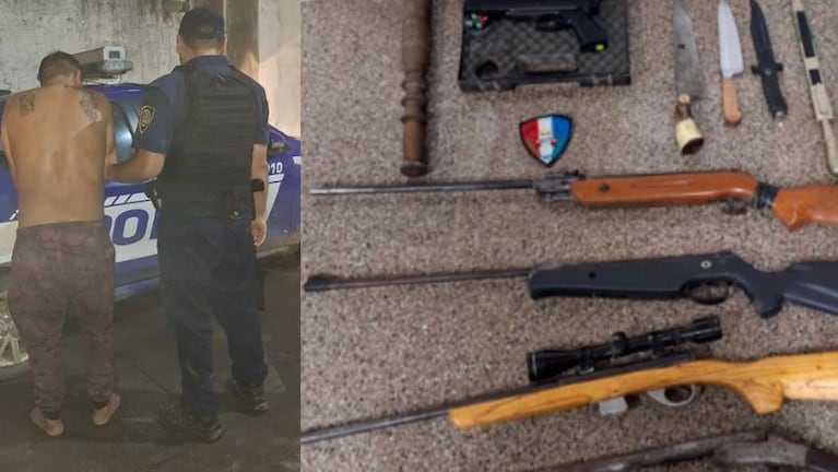 Quisieron lincharlo pero la Policía lo salvó y  lo detuvo por violencia familiar.